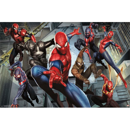 Spider-Man Characters Domestic Poster