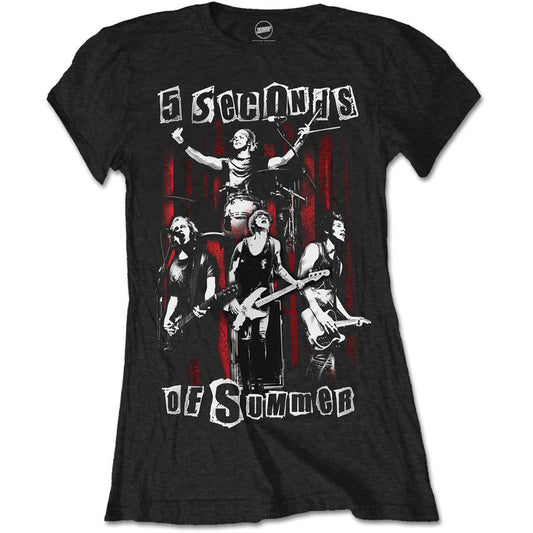 5 Seconds Of Summer Spray Live! Junior Top Front