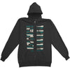 Keys Zippered Hooded Sweatshirt