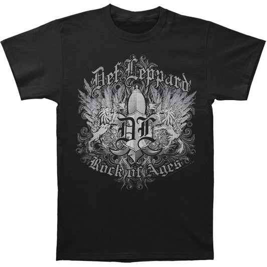 Def Leppard Rock Of Ages Slim Fit T-shirt Front