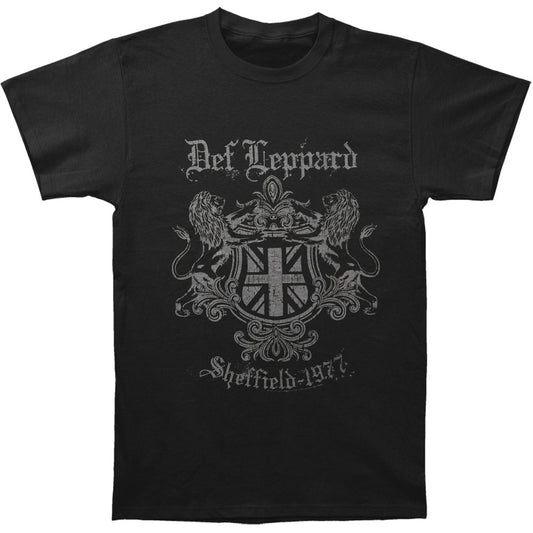 Def Leppard Sheffield 77 Slim Fit T-shirt Front