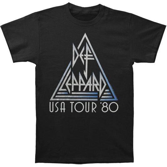 Def Leppard USA Slim Fit T-shirt Front