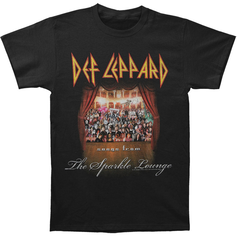 Def Leppard Sparkle Lounge Slim Fit T-shirt Front