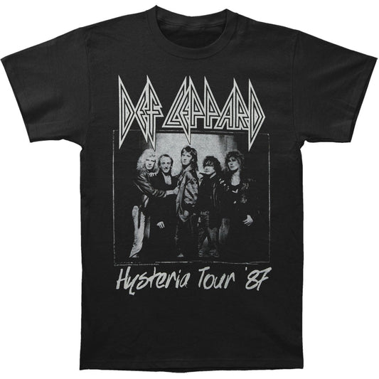 Def Leppard Hysteria Tour Slim Fit T-shirt Front