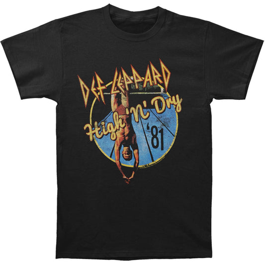 Def Leppard High 'N' Dry Slim Fit T-shirt Front
