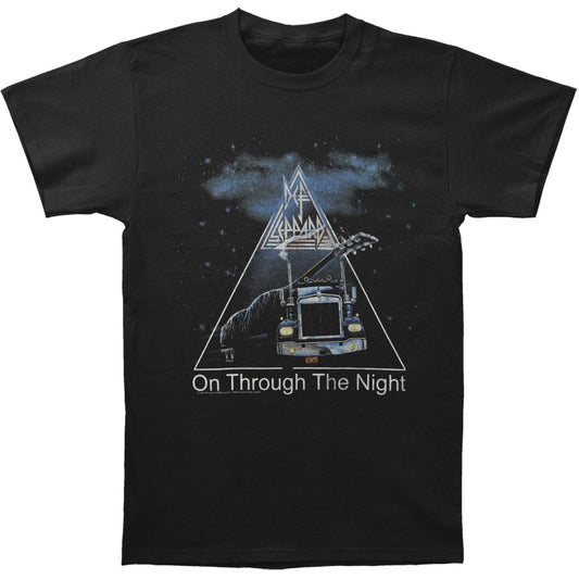 Def Leppard On Through The Night Slim Fit T-shirt Front