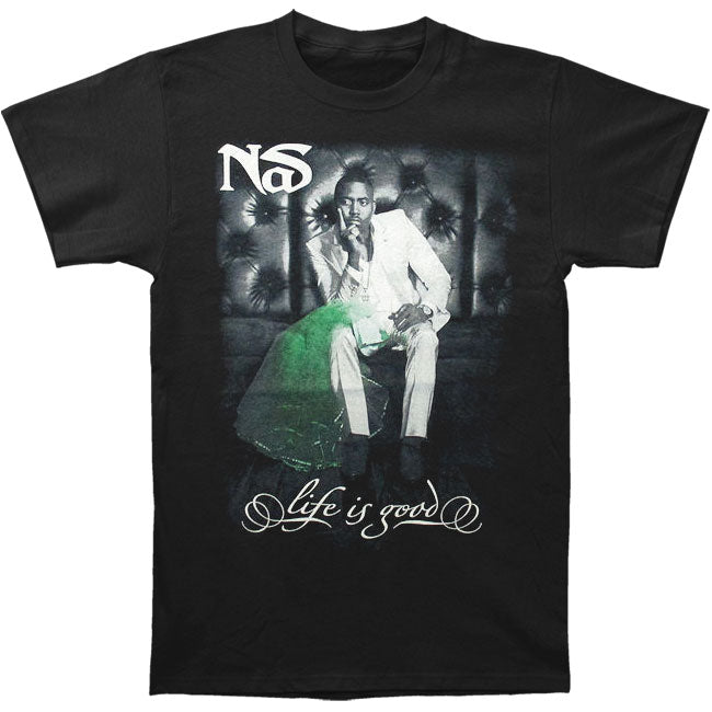 Nas Green B&W T-shirt