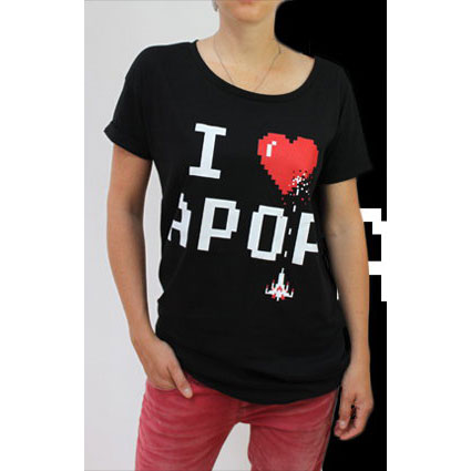 Apoptygma Berzerk I Love Apop Junior Top Front