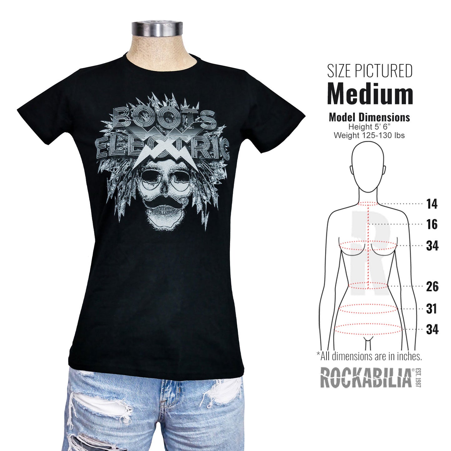 Lightning Skull Junior Top