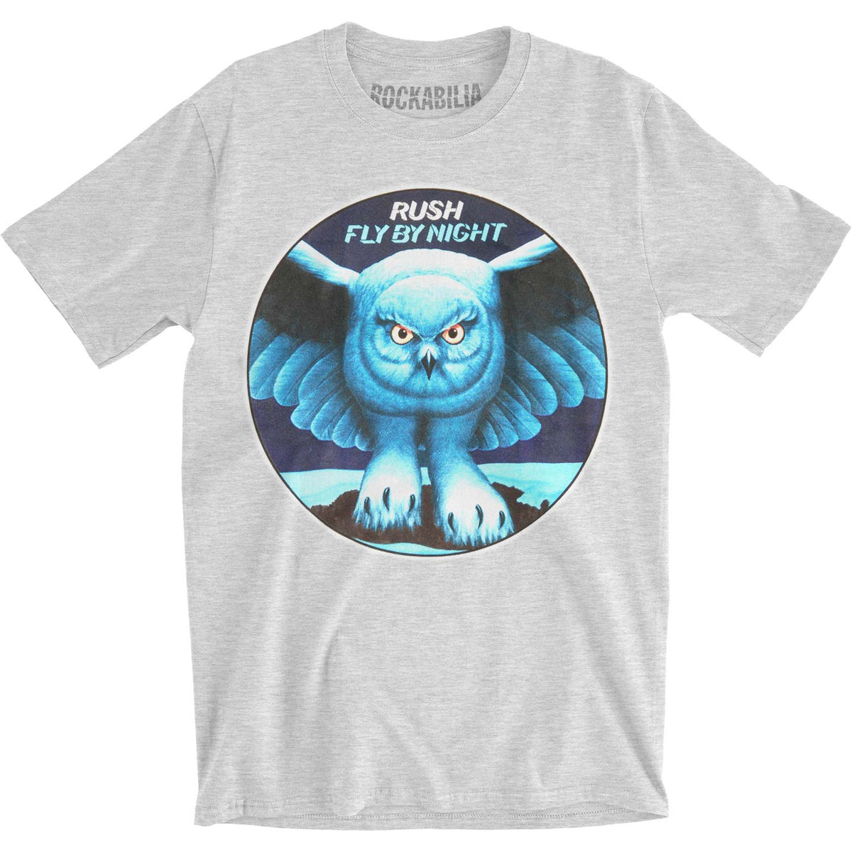 Rush Fly By Night Heather Grey Slim Fit T-shirt Front