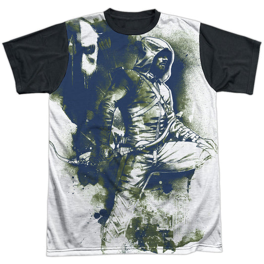 Arrow Spray Paint Sublimation T-shirt Front