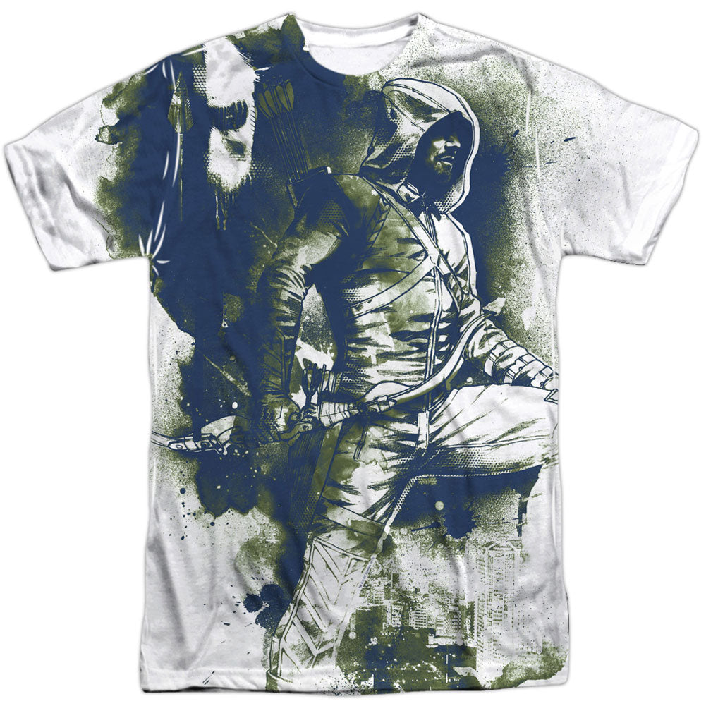 Arrow Spray Paint Sublimation T-shirt