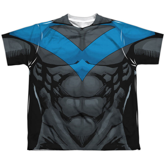 Batman Nightwing Blue Uniform Sublimation T-shirt
