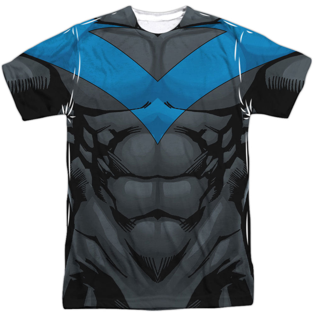 Batman Nightwing Blue Uniform Sublimation T-shirt
