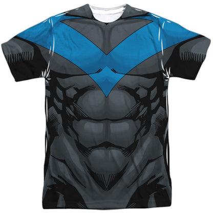 Batman Nightwing Blue Uniform Sublimation T-shirt