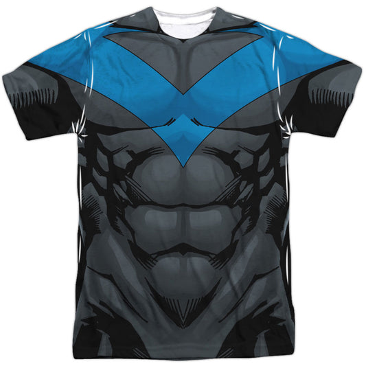 Batman Nightwing Blue Uniform Sublimation T-shirt