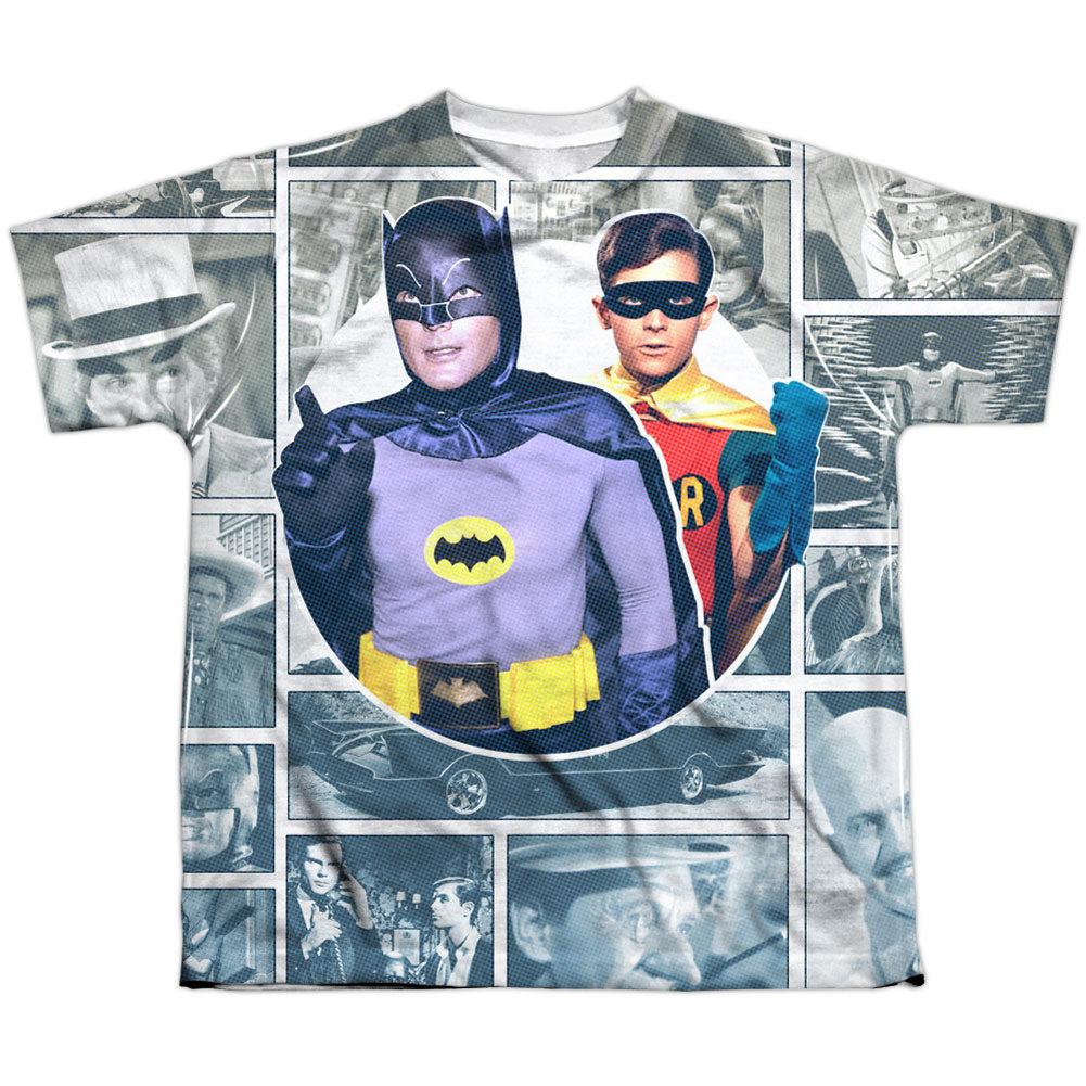 Batman 60s Panels Sublimation T-shirt Front