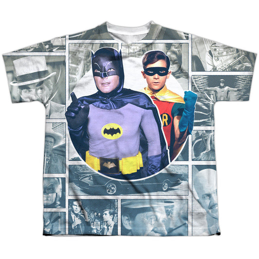 Batman 60s Panels Sublimation T-shirt Front