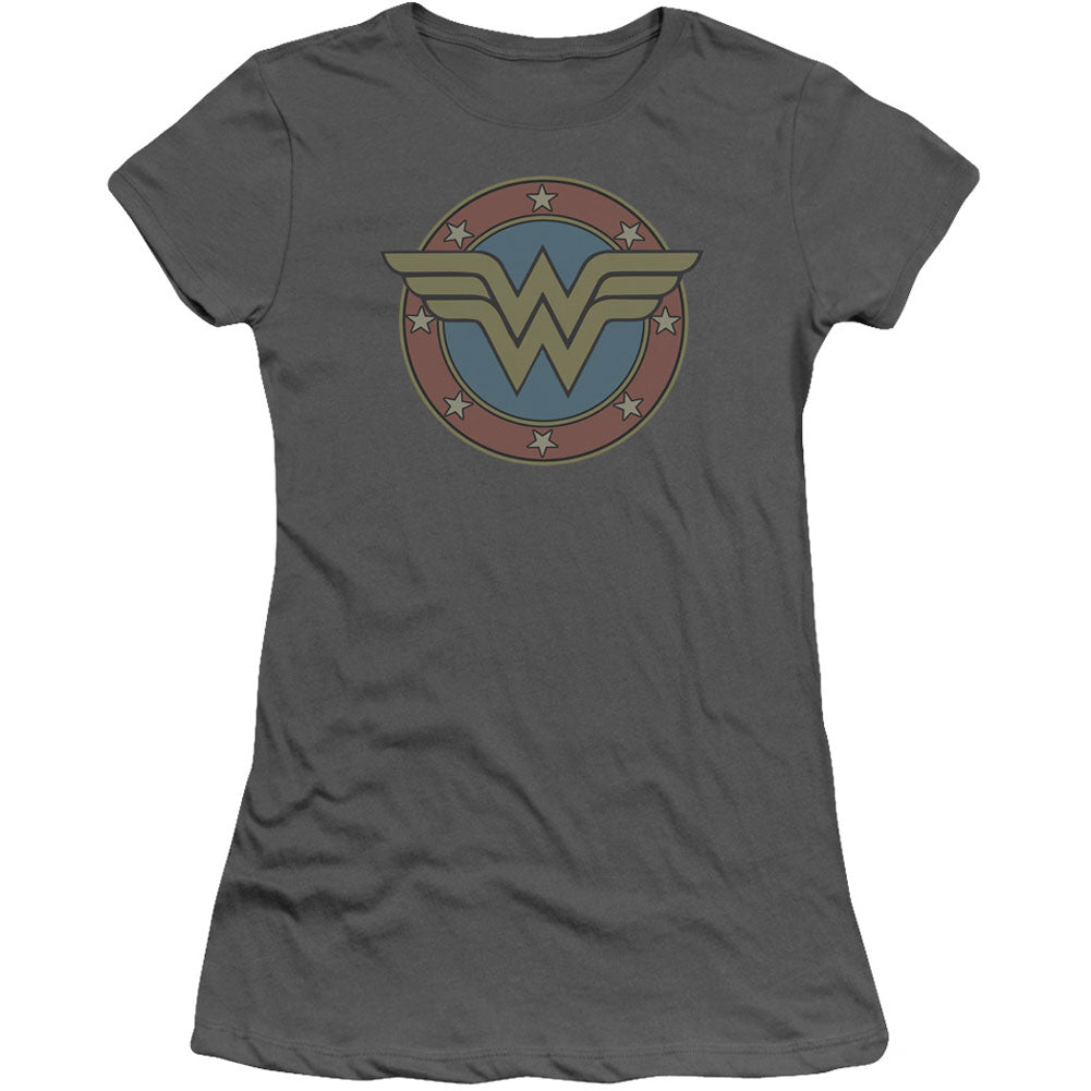 Ww Vintage Emblem Cap Sleeve Junior Top