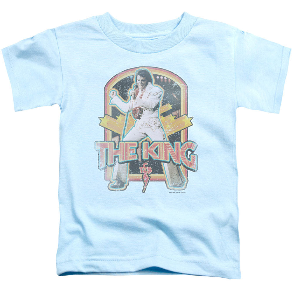 Elvis Presley Distressed King Childrens T-shirt