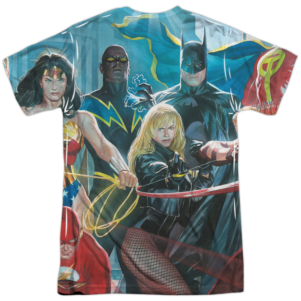 Justice League Of America League Of Heroes Sublimation T-shirt