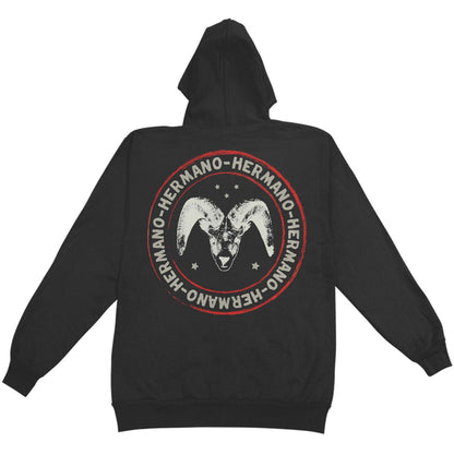 Hermano Band/Ram Zippered Hooded Sweatshirt Back
