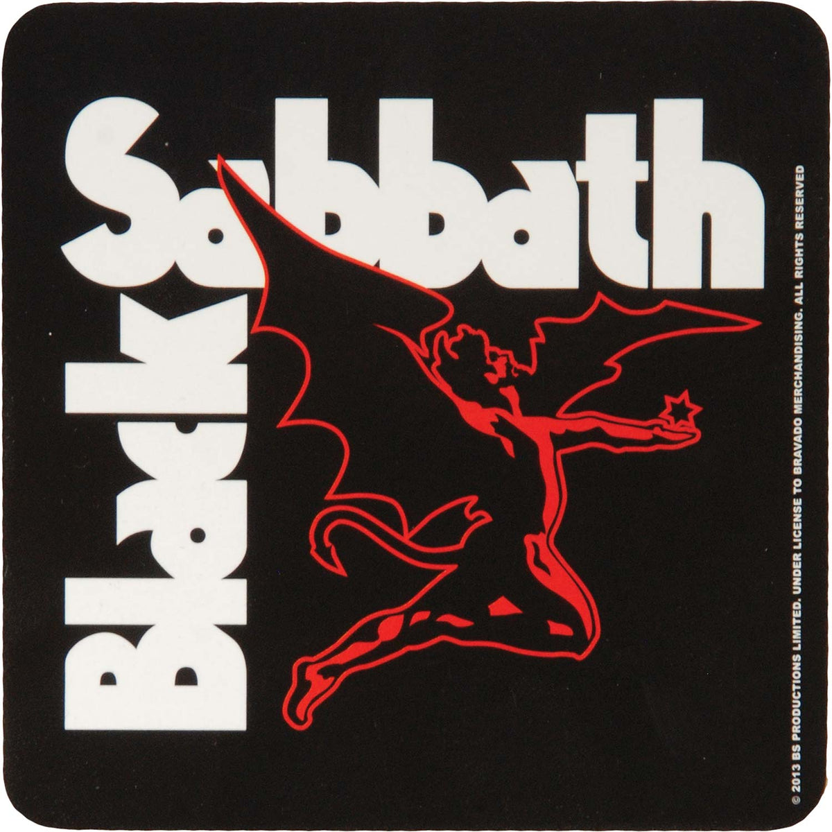 Black Sabbath Daemon Coaster Front