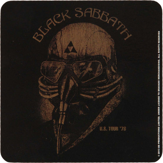 Black Sabbath US Tour 1978 Coaster Front