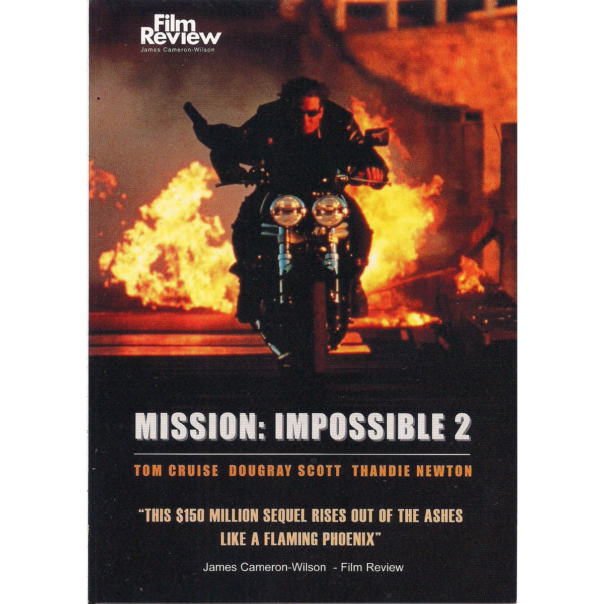 Mission: Impossible 2 Promo Card Post Card Front