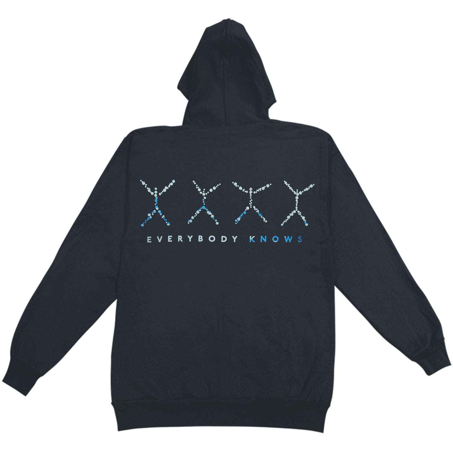 Young Gods XXXY Zippered Hooded Sweatshirt Back