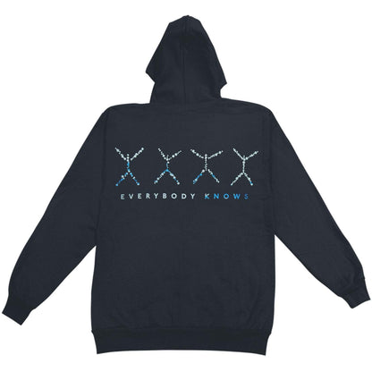 Young Gods XXXY Zippered Hooded Sweatshirt Back