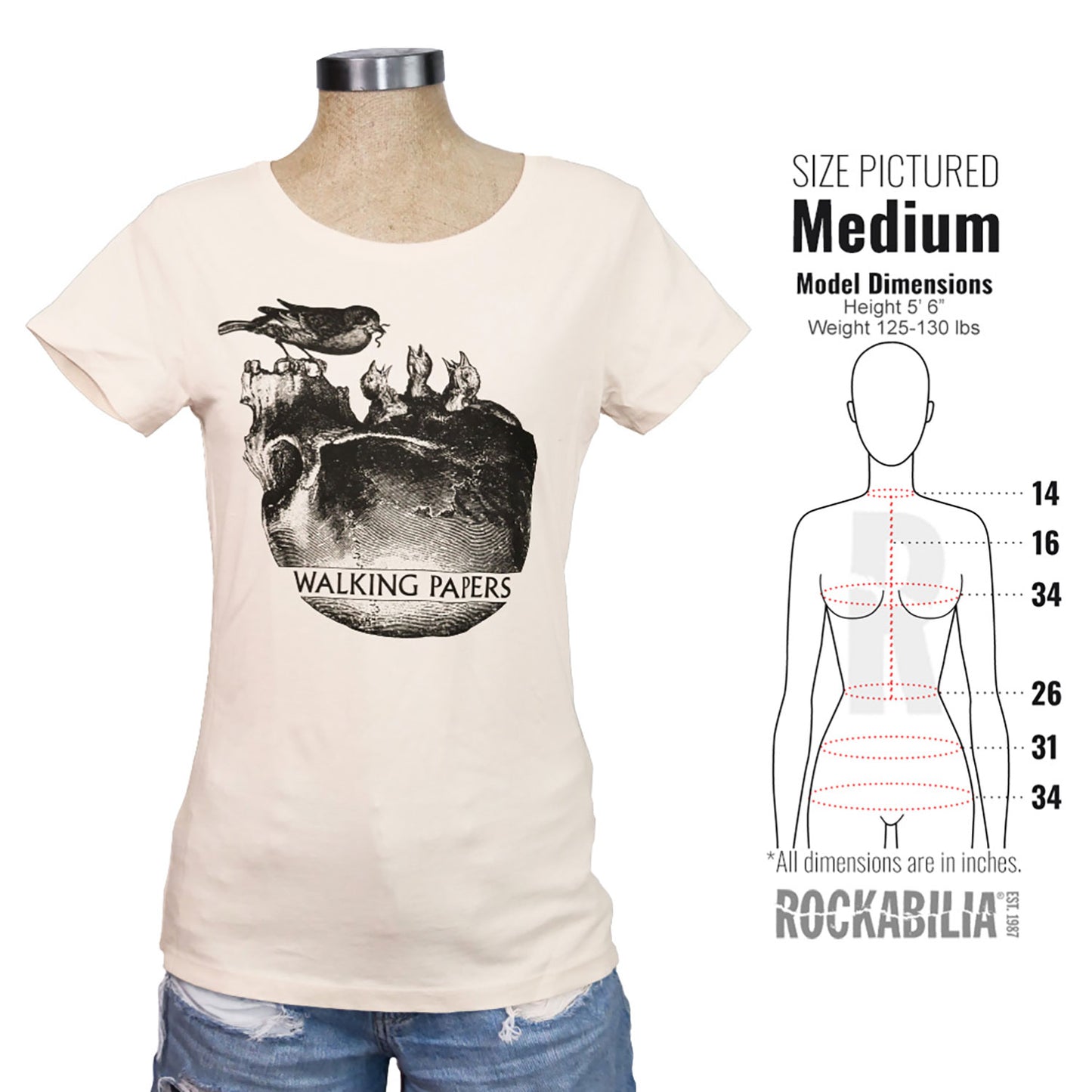 Birds On Skull Junior Top