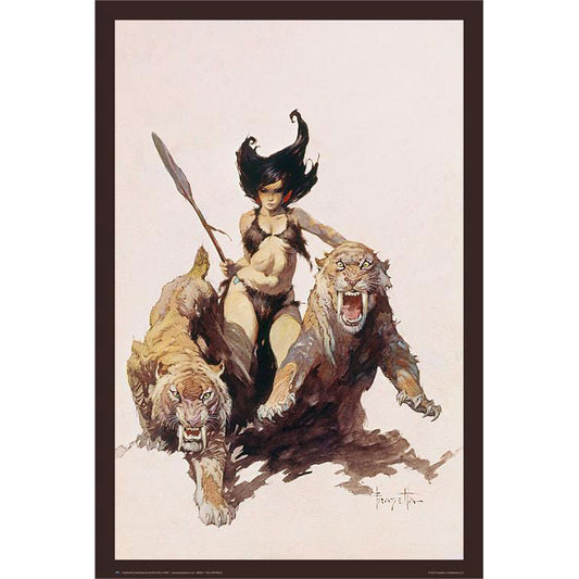 Frank Frazetta The Huntress Domestic Poster