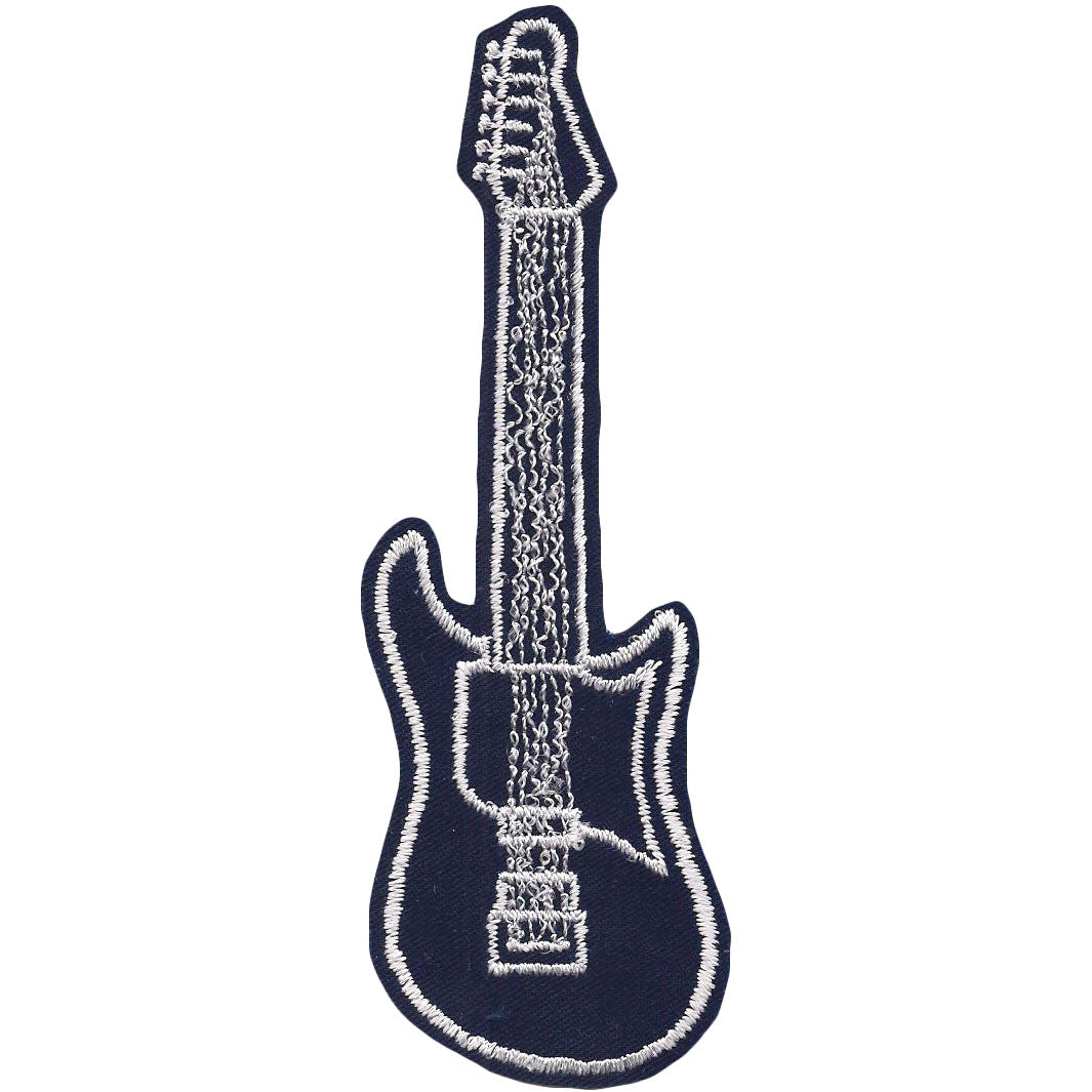 Novelty Patch Guitar Black Patch Front