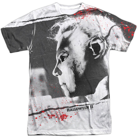 Halloween Myers Mask Sublimation T-shirt Front