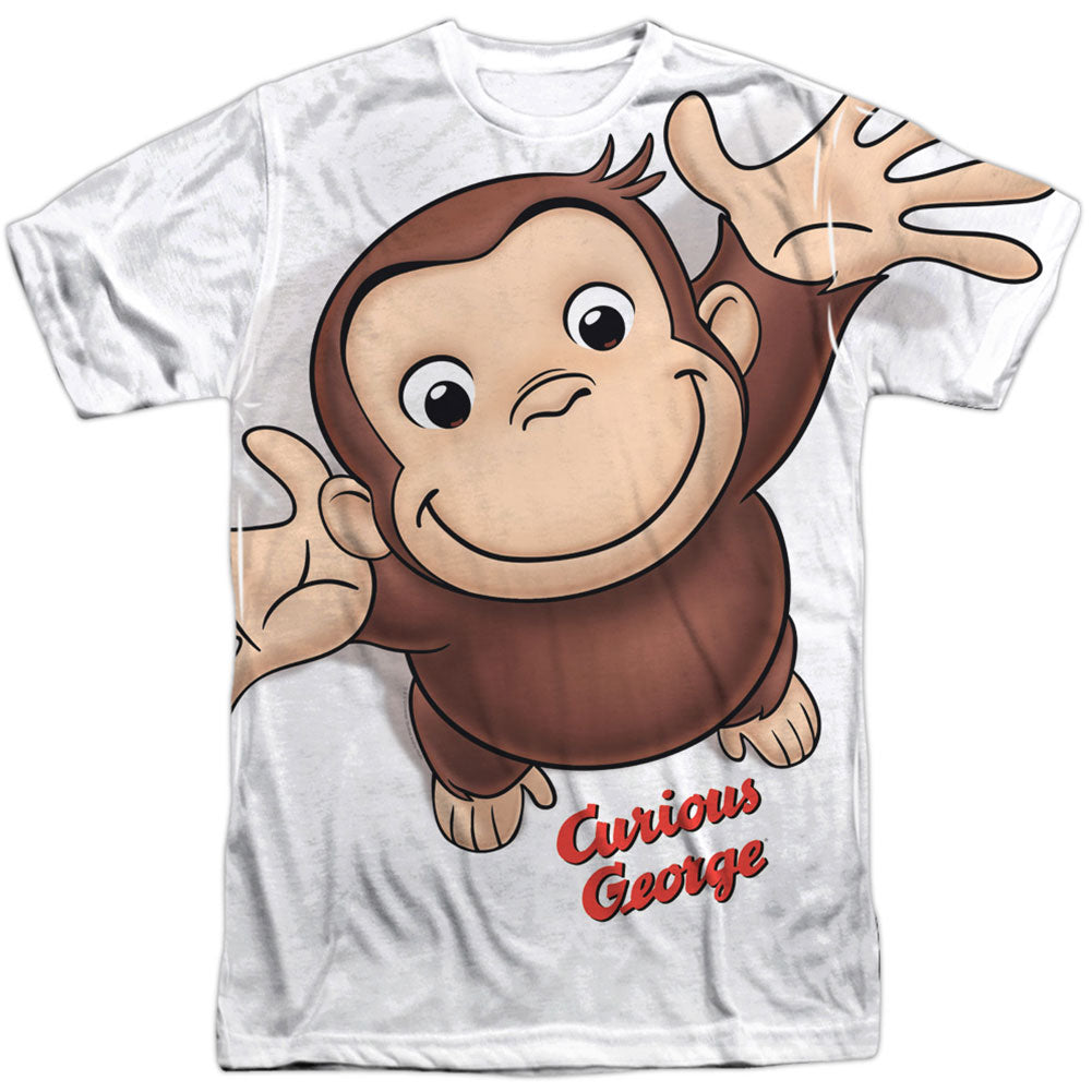Curious George Hands In The Air Sublimation T-shirt