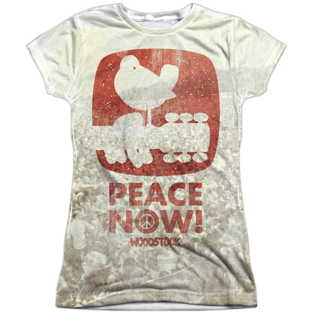 Woodstock Peace Now Sublimation Junior Top