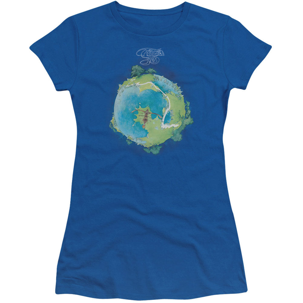 Yes Fragile Cover Cap Sleeve Junior Top