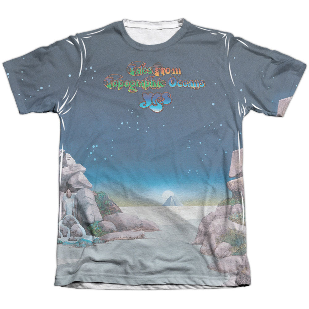 Yes Topographic Oceans Sublimation T-shirt