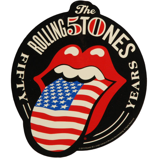 Rolling Stones 50th Anniversary Sticker Front