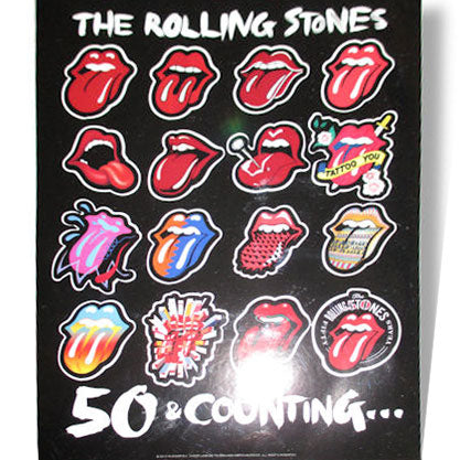 Rolling Stones Evolution Sticker Set Front