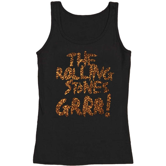 Rolling Stones Leopard Logo Womens Tank Front