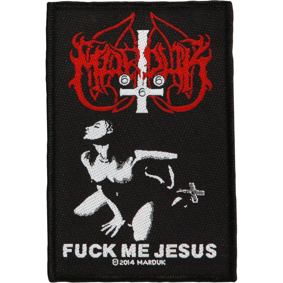 Marduk Fuck Me Jesus Woven Patch