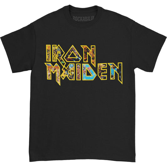 Iron Maiden Eddie Logo T-shirt Front