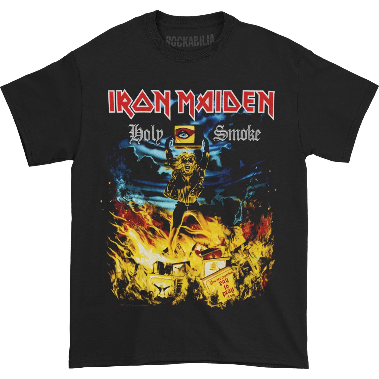 Iron Maiden Holy Smoke T-shirt Front