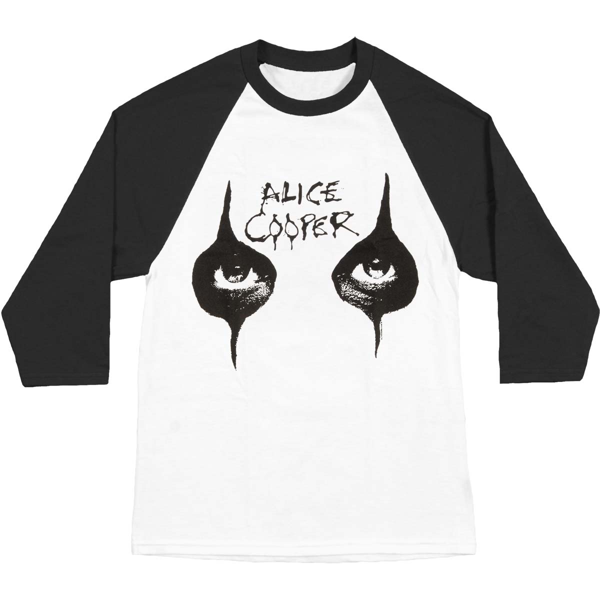 Alice Cooper Eyes Baseball Jersey Front