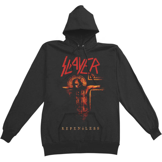 Slayer Repentless Crucifix Hooded Sweatshirt Front