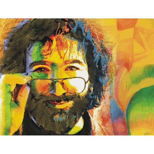Jerry Garcia Jerry With Nude Fleece Blanket