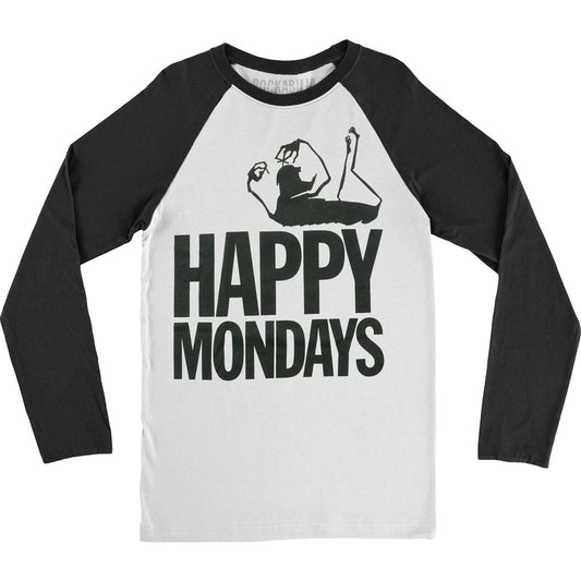 Happy Mondays Logo Baseball Jersey Front