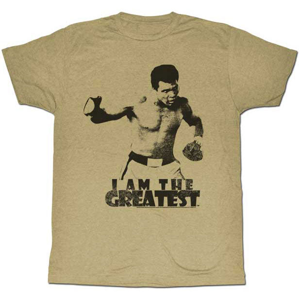 Muhammad Ali I Am The Greatest Slim Fit T-shirt Front